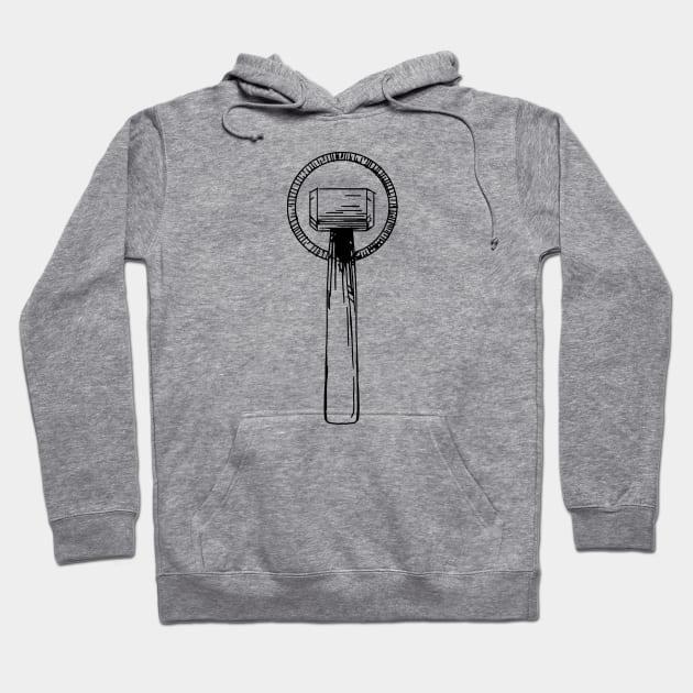 Sledge Hammer Hoodie by CCDesign